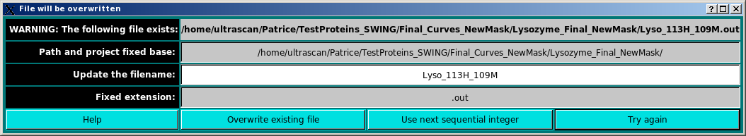 SOMO SAXS GNOM store MW replace file